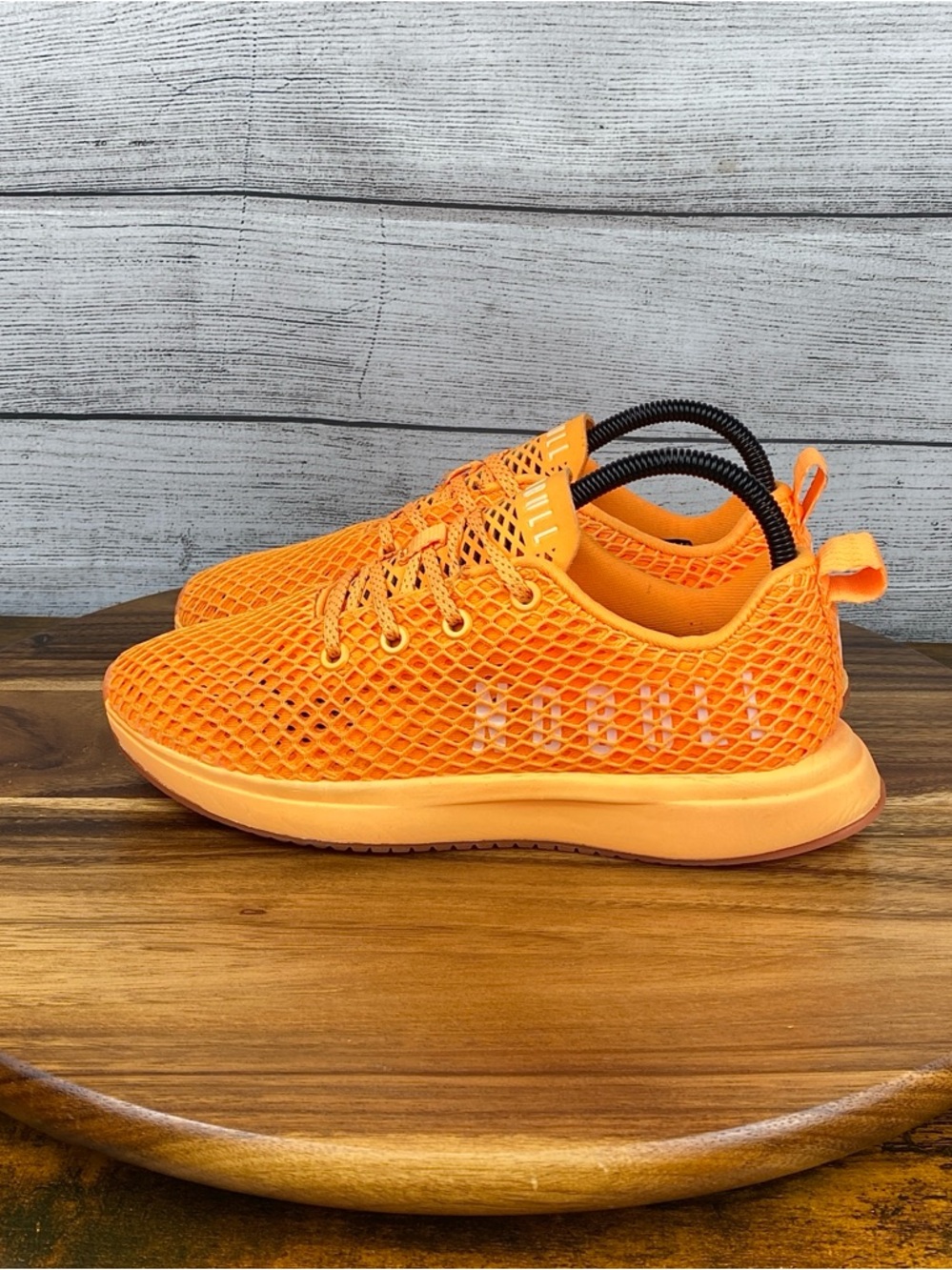 NoBull Diamond Mesh Runner Orange CrossFit Training Shoe Women’s Size 7